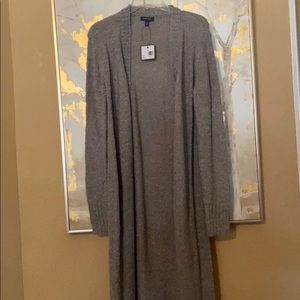 Madison Gray floor length light- weight sweater